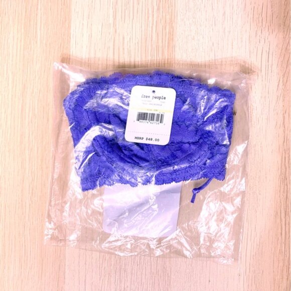 Free People | Love Letters Convertible Bra Purple Periwinkle 32B New Lingerie - Picture 13 of 14